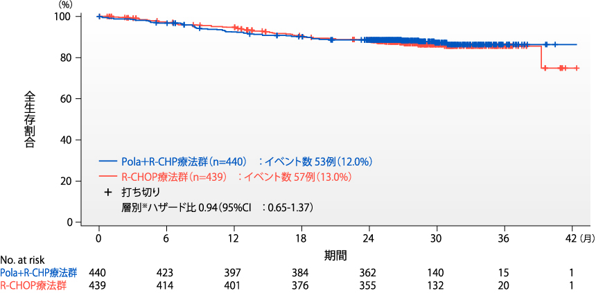 国際共同第III相無作為化二重盲検試験（GO39942試験［POLARIX